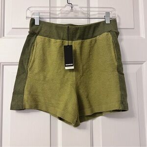 Monrow Women's Olive Green Shorts